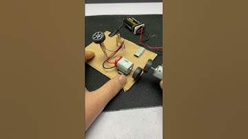 Dc motor to drone motor new power transfer project ideas #dcmotor #dcmotorproject tech #science #diy