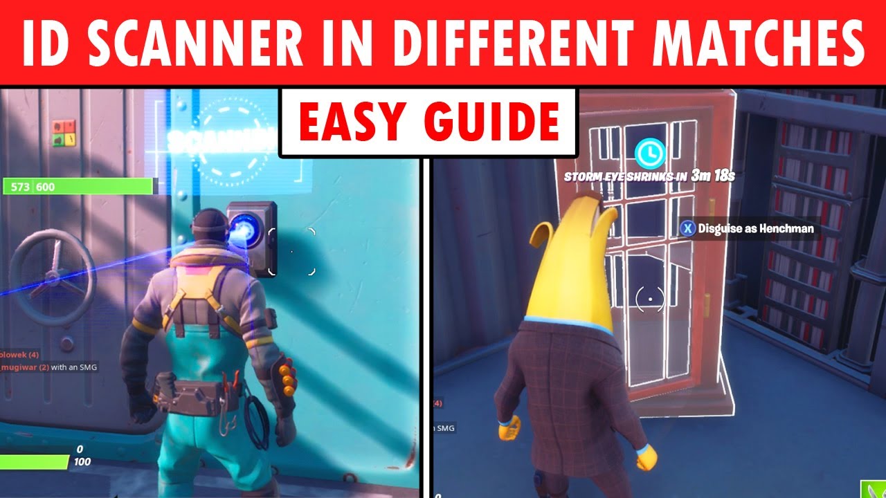 'Open Doors Locked by an ID Scanner in Different Matches' LOCATION