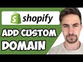 How To Add A Custom Domain To Shopify (DON'T MAKE THIS MISTAKE)