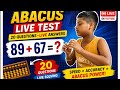 🔥 20 Questions - LIVE Answers! 🧠 No Calculator, Only Abacus Power! 