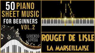 ROUGET DE LISLE - La Marseillaise | Easy Piano Tutorial