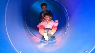 BABY GOES ON EPIC SLIDE!!