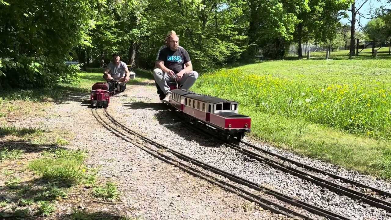 Tag 2 vom 5 Zoll Regelspurtreffen bei den Dampfbahnfreunden Sindelfingen.