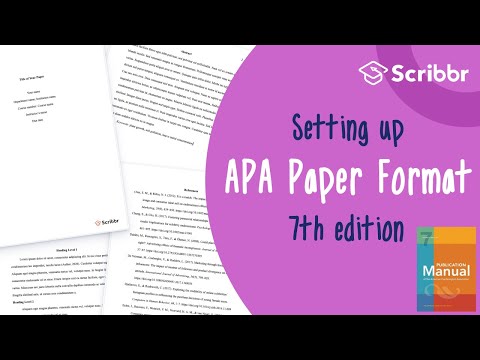 term paper format apa style