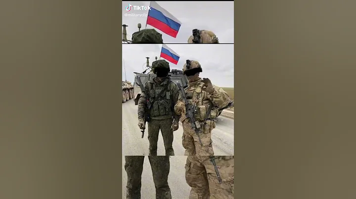 🇺🇸🇷🇺 American and Russian soldiers meet in Syria American and Russian forces werent working together