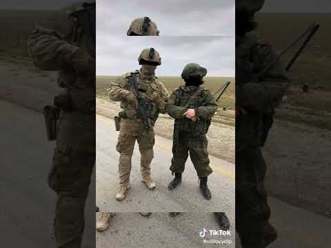 American And Russian Soldiers Meet In Syria American And Russian Forces Werent Working Together