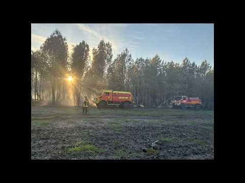 Landes | Le point complet à 18h30 sur l'incendie sur les communes de Labouheyre, Luë et Solférino