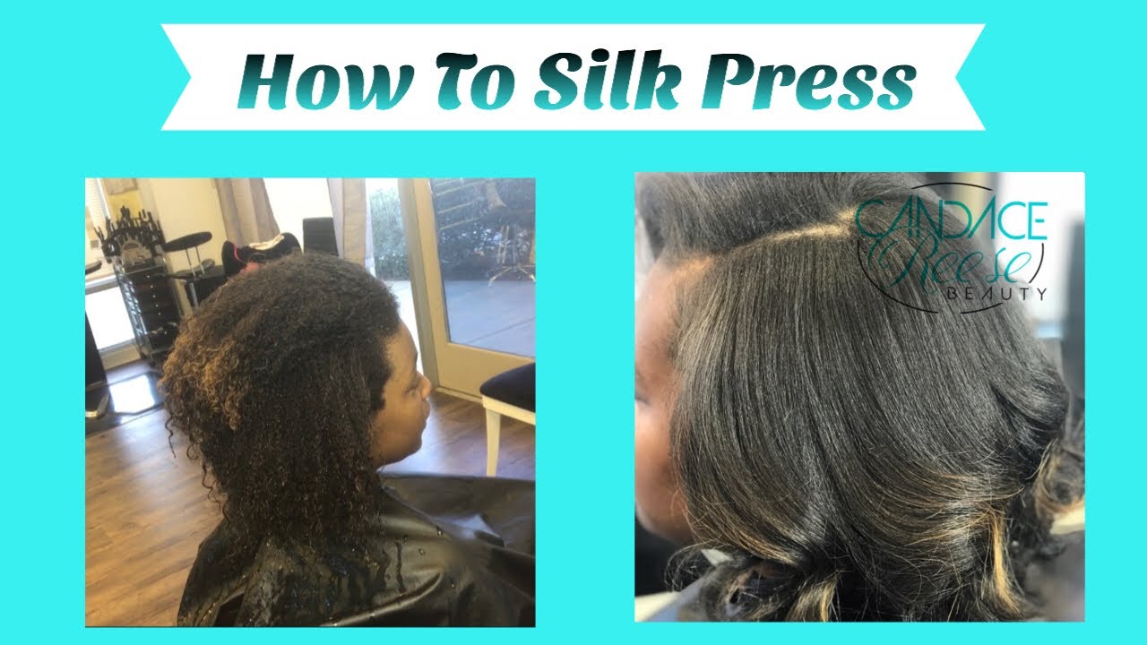 How To Silk Press Natural Hair YouTube