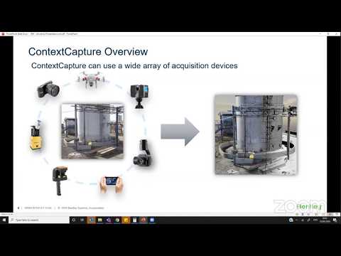 Overview of Bentley Reality Modelling solution – ContextCapture