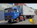 LKW-Legenden Historische Lastwagen BÜSSING KRUPP HENSCHEL HAFENUMSCHLAG mit Veteranen Lastern 4K