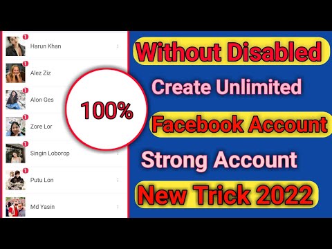 How To Create Unlimited Facebook Account Without Phone Number And Email | Unlimited Fb Account 2022