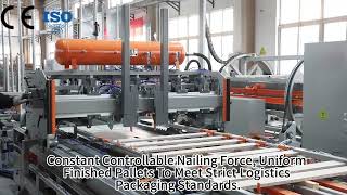 Factory Direct Supply SF9010 Pallet Stringer Nailing Machine