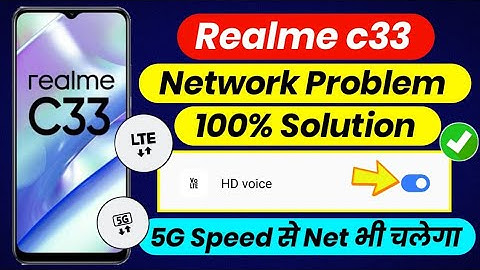 realme c33 network problem | realme c33 internet not working | realme c33 me net nahi chal raha hai