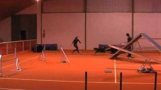 Agility Sissy mit Robin beim 3. Tattendorfer Winterhallencup