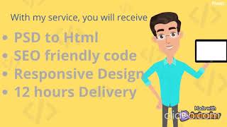 Do front end development with html css and bootstrap - Best Web Programming service