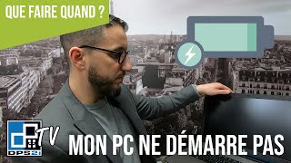 Que faire quand mon pc portable ne démarre plus ? #QFQ