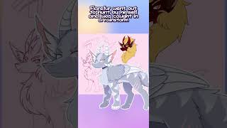 Introducing Flarefur From The Dragon Isle! #oc #artfight2026 #webcomic