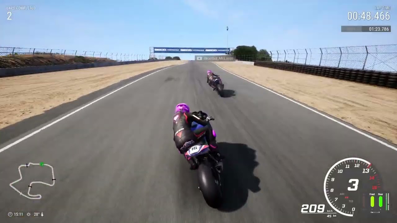 Ride 4: Laguna Seca, Time Trial, Sport RM, Dry in 