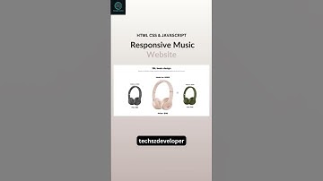 Responsive Music Website Using HTML CSS & JAVASCRIPT #html#htmltricks#programming#programmingtips#ai