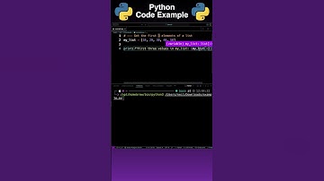 How To Get The First Three Items from a List | Python Code Example #python