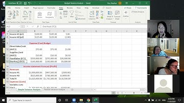 Budget Variance Analysis
