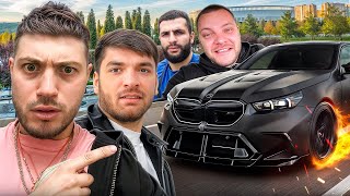 картинка: ПОКАТУШКИ НА САМОМ БЫСТРОМ BMW M5 G90 СТИЛА | ЗНАКОМСТВО С ЮРОЙ ВОЛКОВЫМ