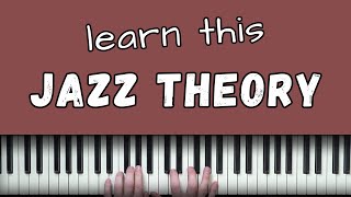 The First Bit Of Jazz Theory You Should Learn