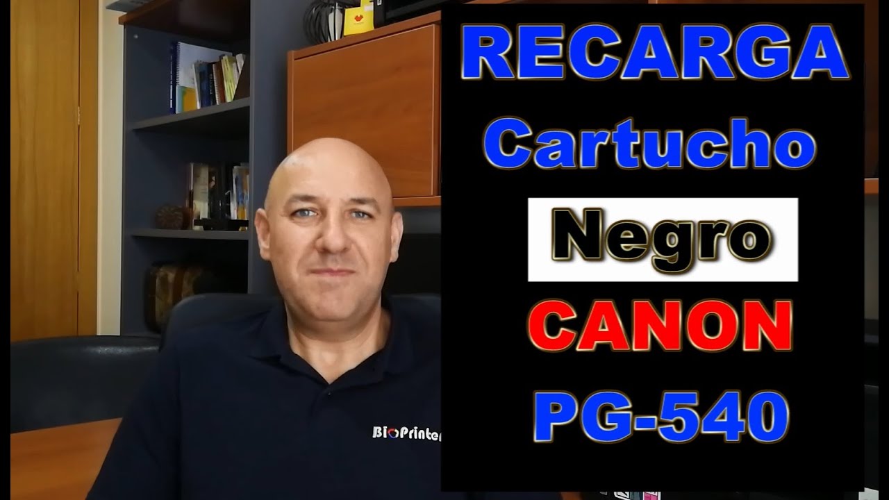 RECARGA CARTUCHO TINTA NEGRO CANON PG-540 EN CANON PIXMA MG3650. VALIDO  PARA CARTUCHO PG-545. - YouTube