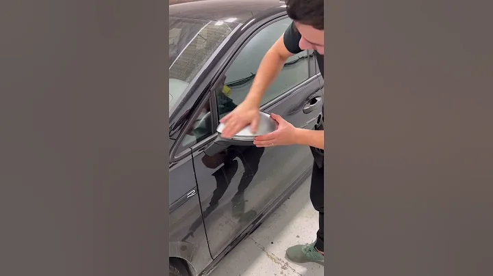 How to take out Mirror Caps on VW Golf, like a pro #automobile #carwrap #satisfying #funny