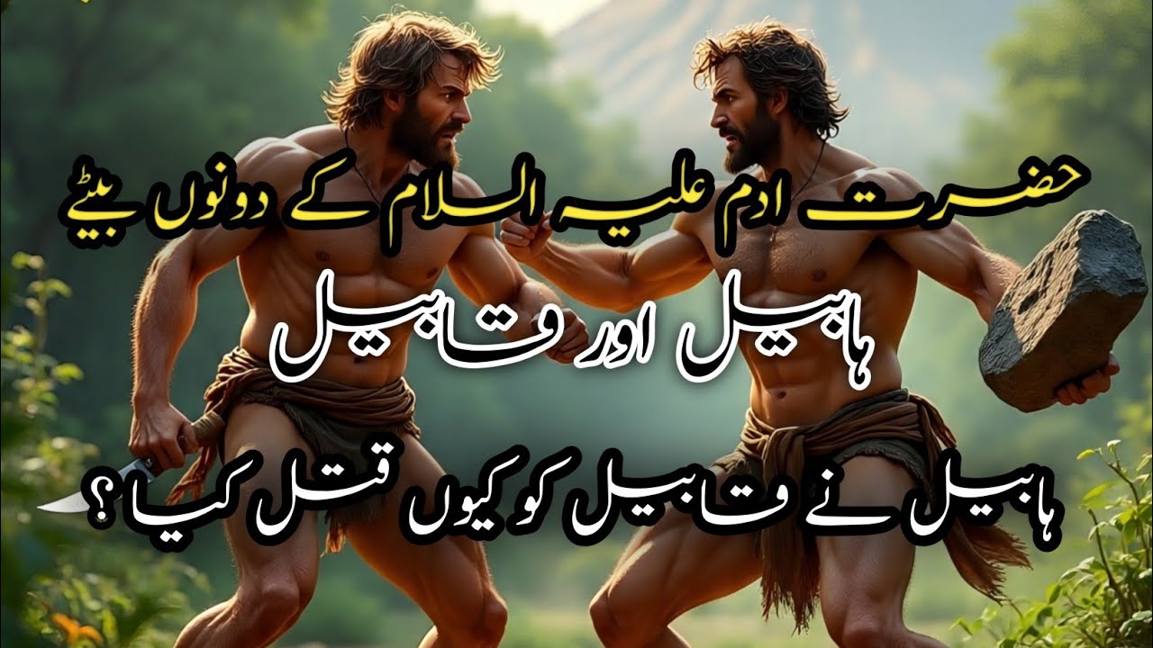 حضرت ادم علیہ السلام کے دونوں بیٹے  حابیل اور قابل  قابل نے قابل کو قتل کیوں کیا