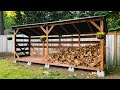 Designing and building a 2 cord cedar firewood shed