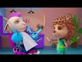 Unsuccessful Haircut | Hedgehog Barber can&#39;t Cut Hair | Cartoon for Kids | Dolly and Friends 3D