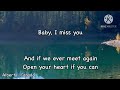 Baby I miss you by Chris Norman (with lyrics)