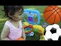 Toddlers Playing and Learning Sports Toys | Half-Hour Basketball Toy Video Compilation For Kids