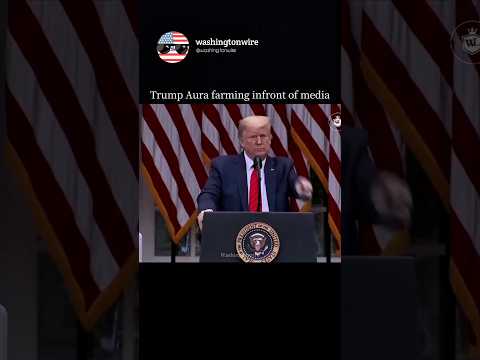 tump aura farms infront of media 🇺🇸 #trump #usa #politics #america #cnn