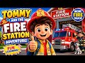  🚒 Tommy and the Fire Station Adventure! | Fun Learning Cartoon for Kids
