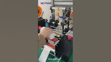 Máy dán nhãn chai rượu, máy dán nhãn bán tự động, máy dán tem #máydánnhãnhồkeo
