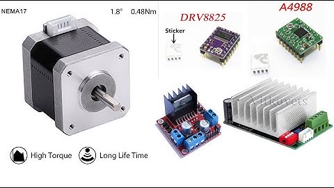 Шаговый двигатель Arduino выбор драйвера из A4988 L298N