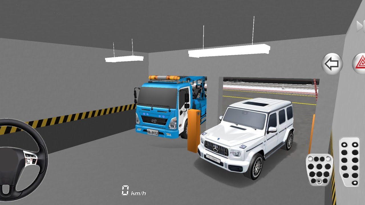 Two Truck And  Mercedes G63 SUV Funny Driver In Parking - 3D Driving Class Simulation - Android 