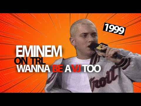 Eminem on Wanna Be A VJ Too - TRL - 1999