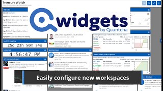 Creating Qwidgets workspaces for easier investment management