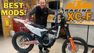How he Makes a BRAND NEW KTM XCF Even Better!