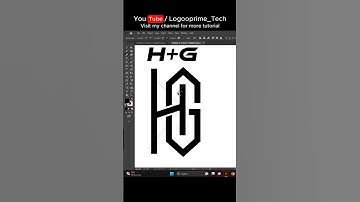 H+G logo design by illustrator 🎨🎨 #shorts #short #trending #viral #art