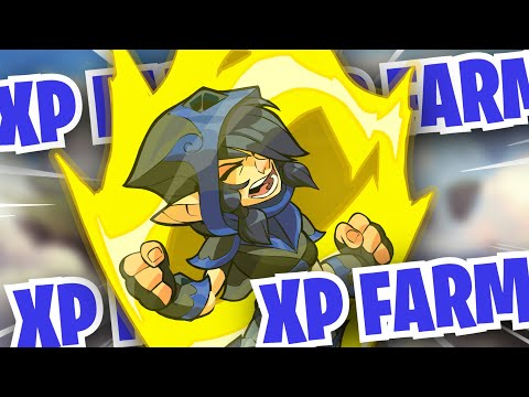 HOW TO GET 1000 XP FARM AFK BY YOURSELF | BRAWLHALLA