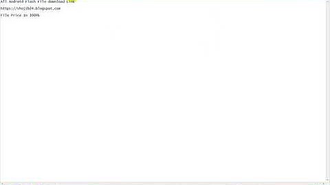 Symphony i110 Flash File Download