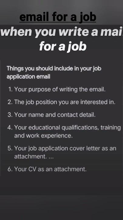 introduce-yourself-in-interview-when-you-write-a-email-for-job-self
