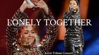 Avicii - Lonely Together - Live Vocals By Rita Ora From Avicii Tribute Concert