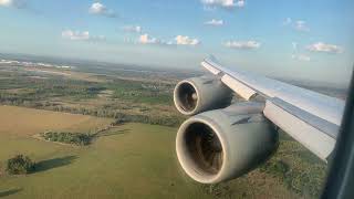 Lufthansa Boeing 747-8 Jumbo: Majestic Landing at Ezeiza, Buenos Aires (EZE-SAEZ)Aviation Enthusiast