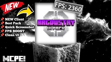 New ARC UI Pack For Minecraft PE 1.19+!! BEST UI Pack For MCPE 1.19!! BEST UI Pack FOR MINECRAFT