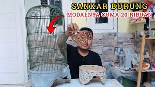 Modal 20 Ribuan Bisa Bikin Sangkar Burung Mewah Seperti Ini